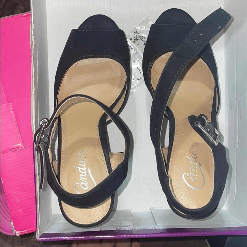 Black high heels